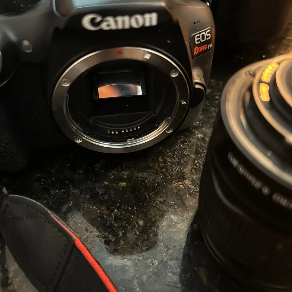 Canon EOS Rebel T6 18MP Digital Camera - Black LENS included